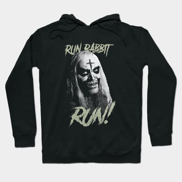 Run Rabbit Run! Vintage Hoodie by Jazz In The Gardens